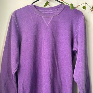 Purple Russell Athletic brand sweatshirt